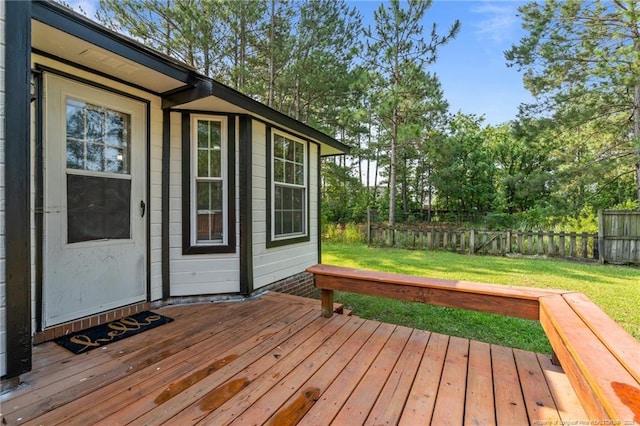 306 Longleaf Pines Dr, Raeford, NC 28376 - view of wooden deck