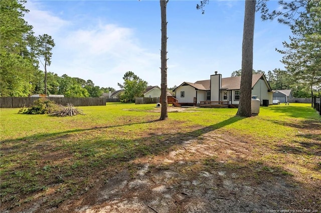 306 Longleaf Pines Dr, Raeford, NC 28376 - view of yard