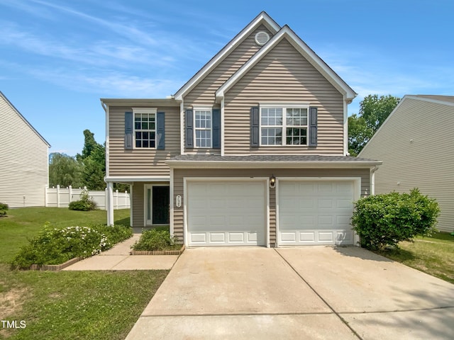735 Sycamore Springs Dr, Fuquay Varina, NC 27526 - view of front of home with a garage and driveway