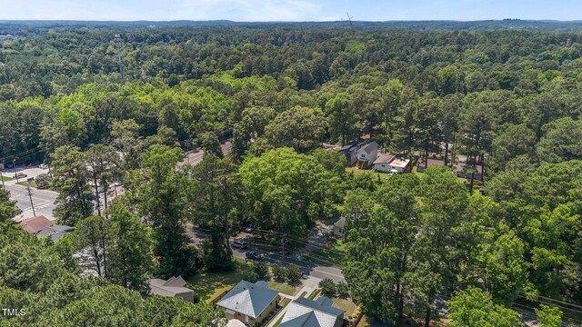 2712 Broad St, Durham, NC 27704 - aerial view of a heavily wooded area