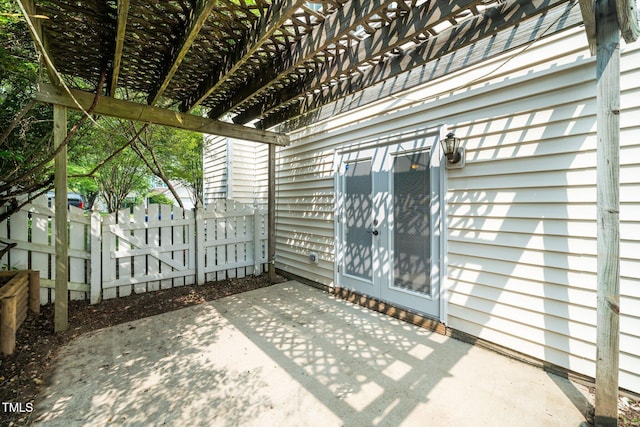 5006 Silhouette Dr, Durham, NC 27713 - view of patio / terrace featuring a pergola