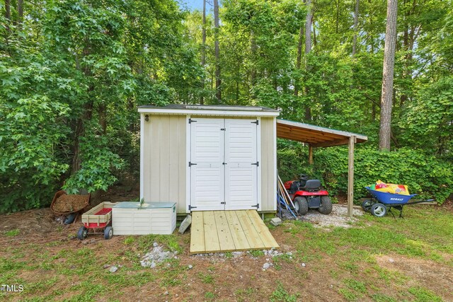 153 Hickory Nut Dr, Smithfield, NC 27577 - view of shed