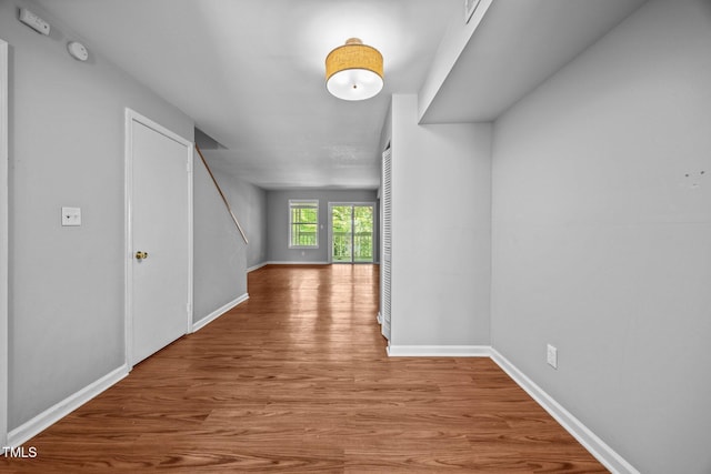 134 Kingsbury Dr, Chapel Hill, NC 27514 - corridor featuring wood finished floors and baseboards