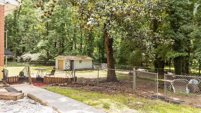 2005 Cole Mill Rd, Durham, NC 27712 - view of yard featuring a gate