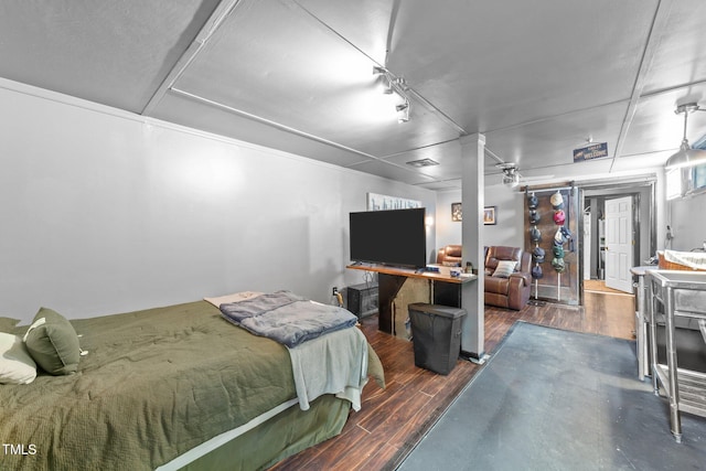 2005 Cole Mill Rd, Durham, NC 27712 - bedroom featuring wood finished floors