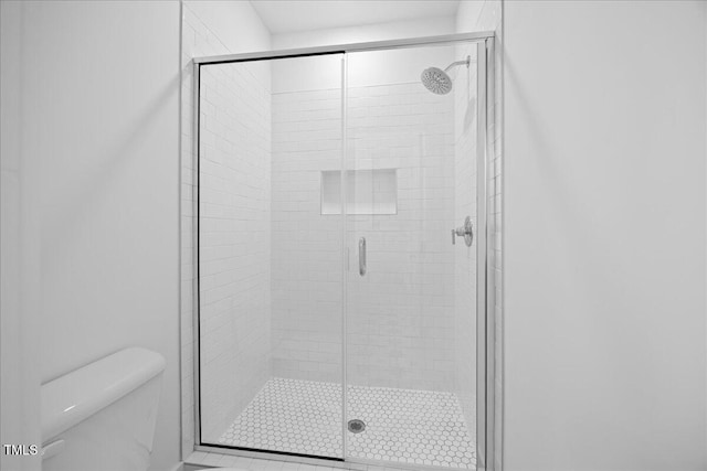 212 Aubey Ln, Wake Forest, NC 27587 - full bathroom featuring toilet and a shower stall