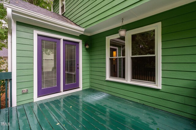 2724 Glastonbury Rd, Apex, NC 27539 - view of wooden deck