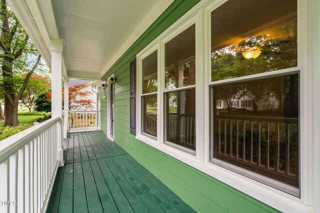2724 Glastonbury Rd, Apex, NC 27539 - view of wooden porch