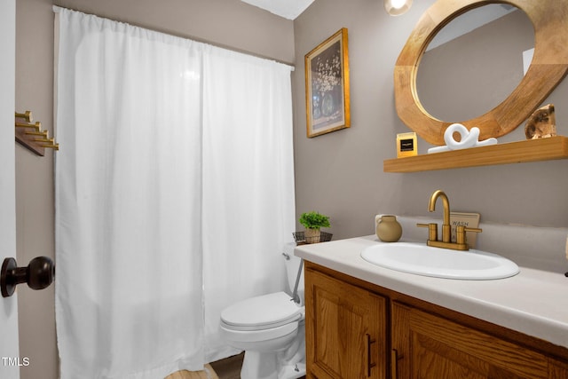 7832 Shuttle Rd, Fayetteville, NC 28311 - bathroom with toilet and vanity