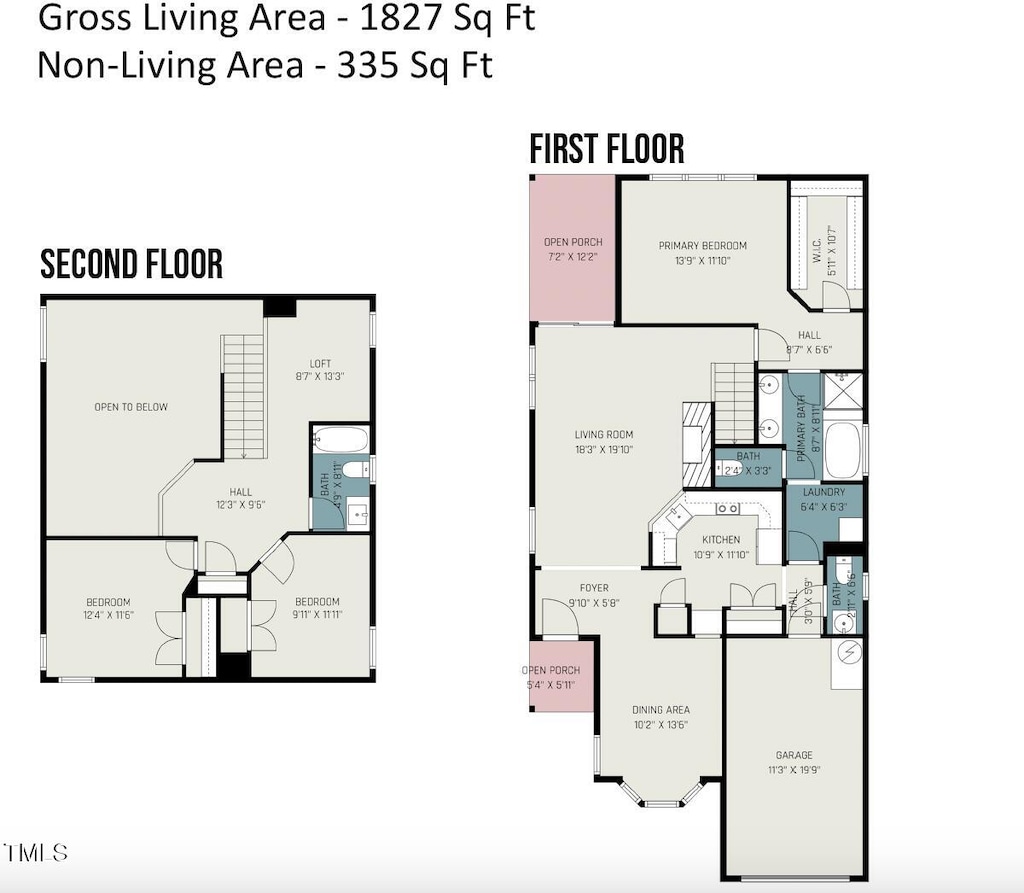 2409 Valley Haven Dr, Raleigh, NC 27603 - view of room layout