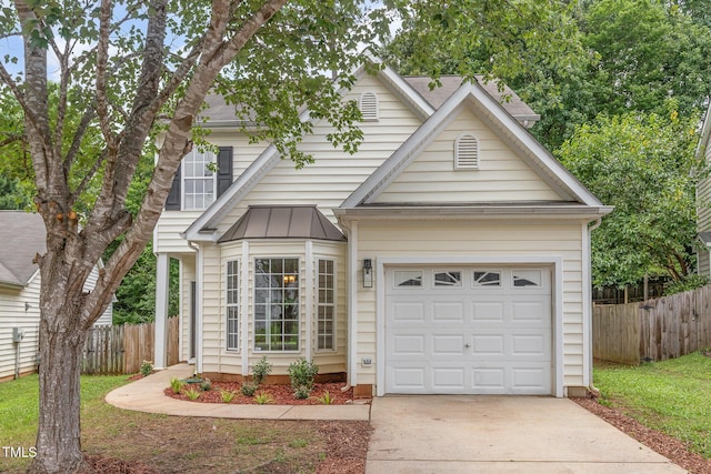 2409 Valley Haven Dr, Raleigh, NC 27603 - view of front of property with concrete driveway and an attached garage