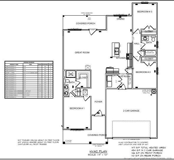 6207 Glenlea Cir, Fayetteville, NC 28314 - view of home floor plan