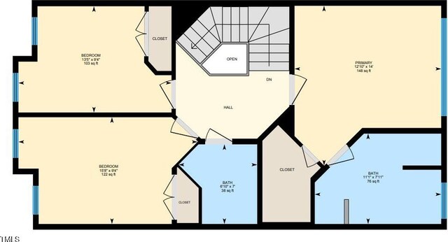412 Heritage Village Ln, Apex, NC 27502 - home floor plan