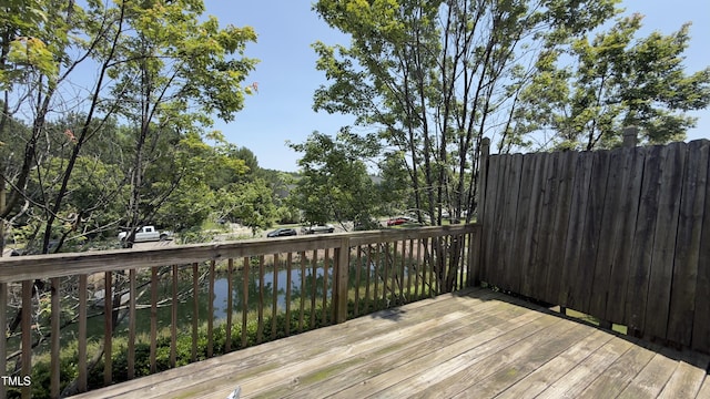 106 Gallent Hedge Trl, Apex, NC 27539 - deck with a water view