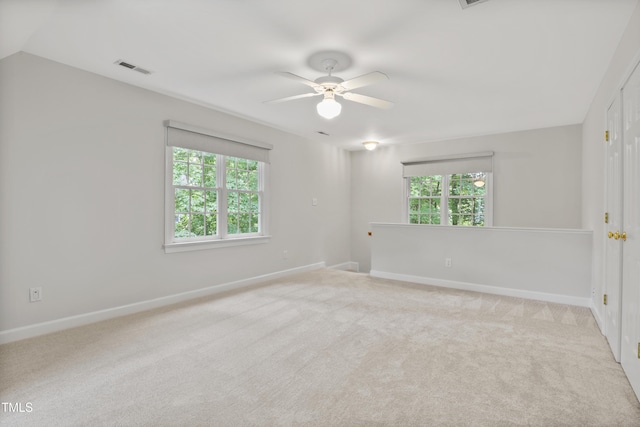 314 Chanticlair Dr, Apex, NC 27502 - carpeted spare room featuring a ceiling fan and baseboards
