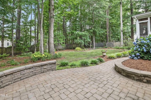 314 Chanticlair Dr, Apex, NC 27502 - view of yard with a patio
