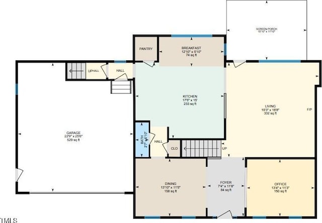 314 Chanticlair Dr, Apex, NC 27502 - floor plan / room layout