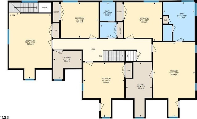 314 Chanticlair Dr, Apex, NC 27502 - view of property floor plan