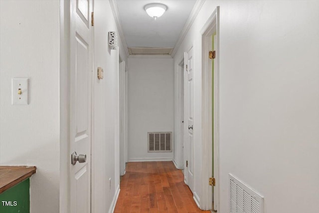 105 Otter Dr, Cary, NC 27513 - corridor with crown molding and wood finished floors