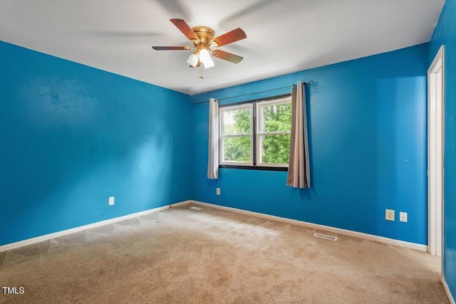 105 Otter Dr, Cary, NC 27513 - carpeted spare room with a ceiling fan and baseboards