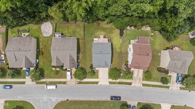 205 Willow Weald Ct, Fuquay Varina, NC 27526 - aerial overview of property's location with nearby suburban area
