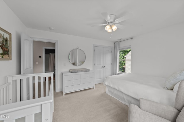 205 Willow Weald Ct, Fuquay Varina, NC 27526 - carpeted bedroom with a closet and ceiling fan