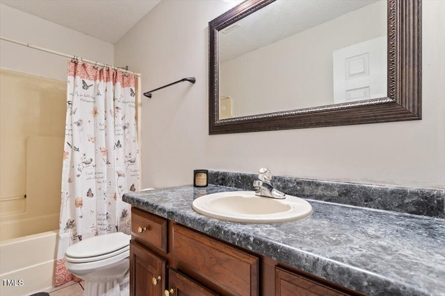 3298 Oakridge Dr Unit A, Graham, NC 27253 - bathroom featuring vanity, toilet, and shower / bath combo