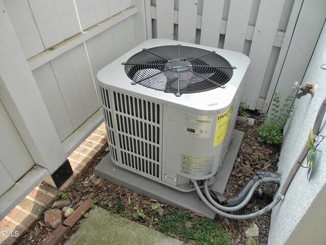 1402 Barton Place Dr, Raleigh, NC 27608 - exterior view of central AC unit