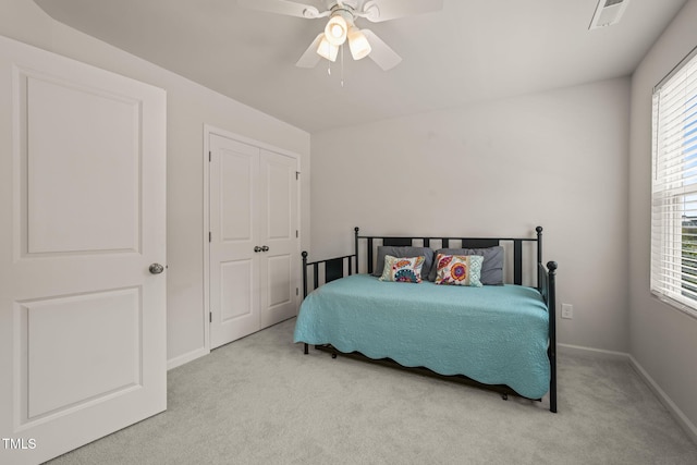 5430 Crescent Square St, Raleigh, NC 27616 - carpeted bedroom with baseboards and ceiling fan