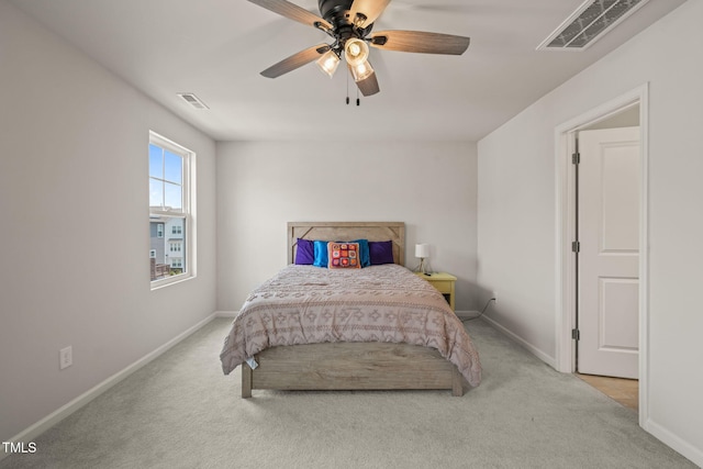 5430 Crescent Square St, Raleigh, NC 27616 - carpeted bedroom with baseboards and ceiling fan
