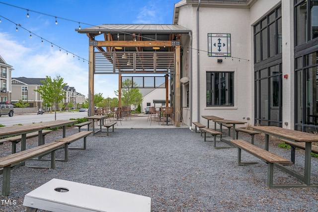 5430 Crescent Square St, Raleigh, NC 27616 - view of patio featuring a residential view