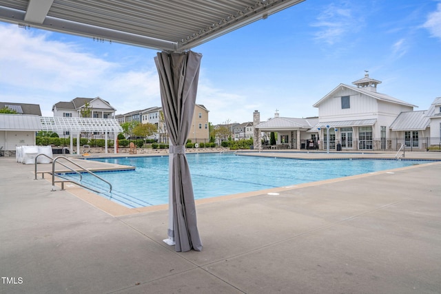 5430 Crescent Square St, Raleigh, NC 27616 - community pool featuring a patio