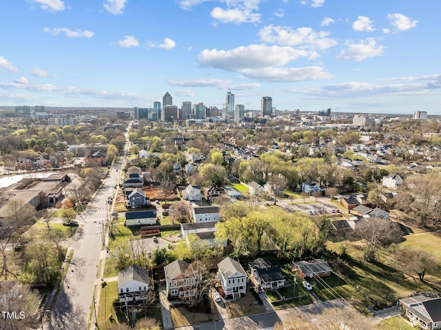 517 Coleman St, Raleigh, NC 27610 - aerial view of property's location featuring skyline