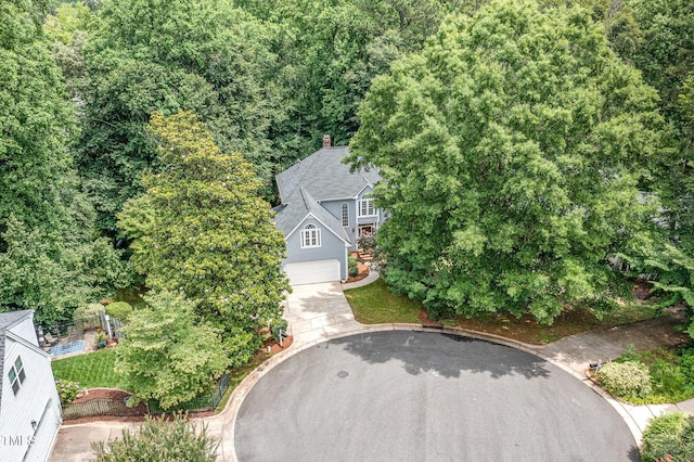 7605 Sandy Lake Ct, Raleigh, NC 27613 - aerial view of property and surrounding area