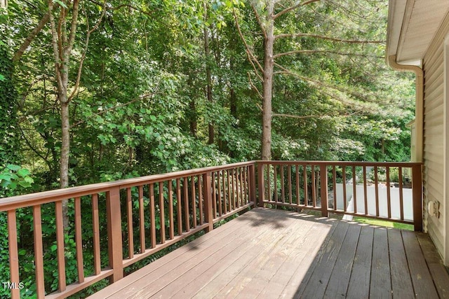 4724 Ludwell Branch Ct, Raleigh, NC 27612 - view of wooden terrace