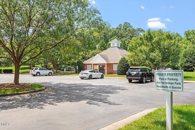 4724 Ludwell Branch Ct, Raleigh, NC 27612 - view of asphalt road with curbs