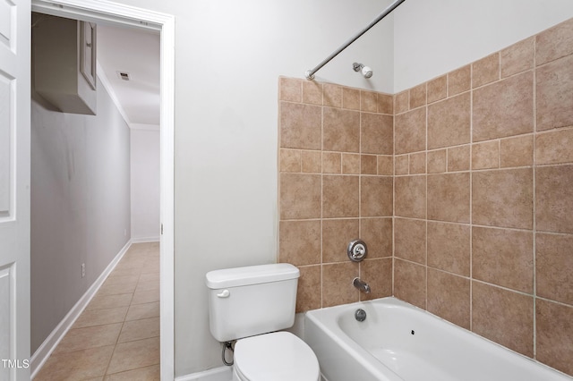 4724 Ludwell Branch Ct, Raleigh, NC 27612 - full bath with shower / tub combination and tile patterned floors