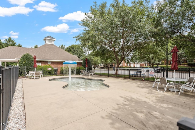 4724 Ludwell Branch Ct, Raleigh, NC 27612 - view of pool with a patio