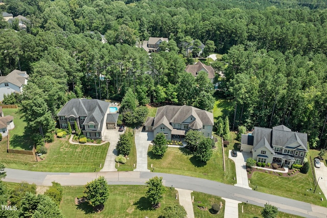 7632 Summer Pines Way, Wake Forest, NC 27587 - aerial overview of property's location featuring nearby suburban area