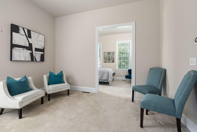 7632 Summer Pines Way, Wake Forest, NC 27587 - sitting room with carpet flooring and baseboards