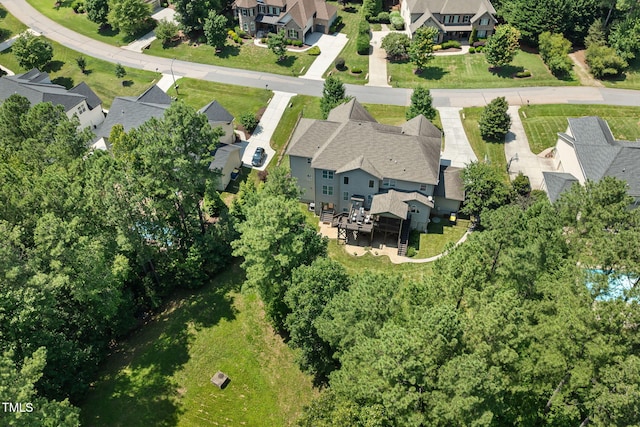 7632 Summer Pines Way, Wake Forest, NC 27587 - aerial overview of property's location with nearby suburban area