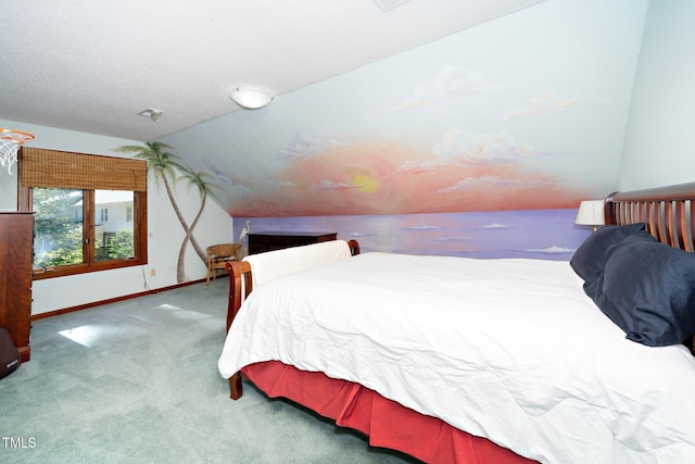 403 Rutherglen Dr, Cary, NC 27511 - carpeted bedroom featuring baseboards and lofted ceiling
