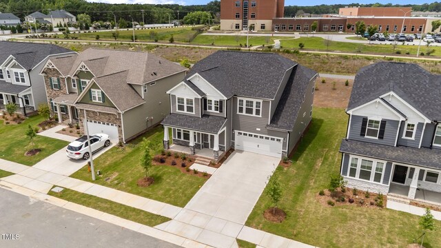 3500 Bailey Lake Dr, Fuquay Varina, NC 27526 - aerial perspective of suburban area