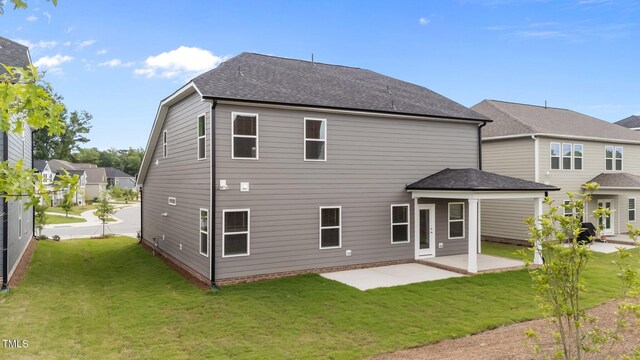 3500 Bailey Lake Dr, Fuquay Varina, NC 27526 - back of property featuring a patio area and a yard