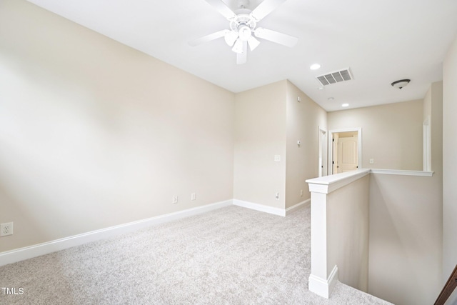 1090 Indigo Ridge Pl, Cary, NC 27519 - unfurnished room featuring carpet, recessed lighting, and a ceiling fan