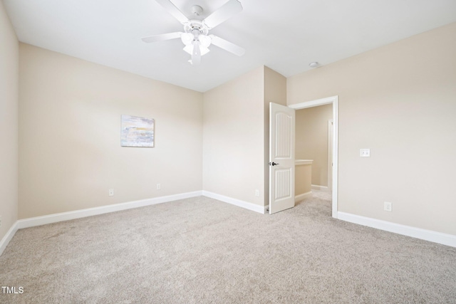 1090 Indigo Ridge Pl, Cary, NC 27519 - carpeted empty room with ceiling fan and baseboards