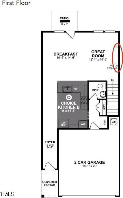 6973 Doddridge Ln Unit 17, Cary, NC 27519 - floor plan / room layout