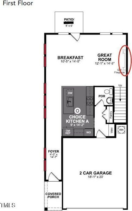 7106 Hubner Pl Unit 44, Cary, NC 27519 - home floor plan