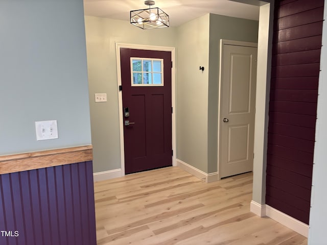 301 Roseland Ave, Durham, NC 27712 - entrance foyer with light wood-type flooring and baseboards