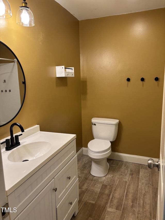 301 Roseland Ave, Durham, NC 27712 - bathroom featuring wood finished floors and vanity